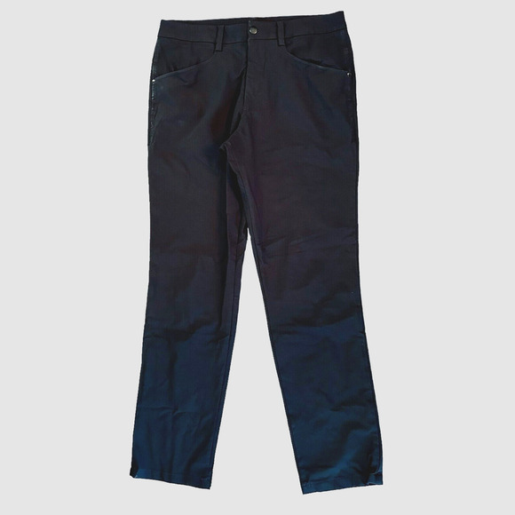 Lululemon Pants Size 34 Men's Black Stretch Fit Work‎ Career Pockets - Picture 1 of 10